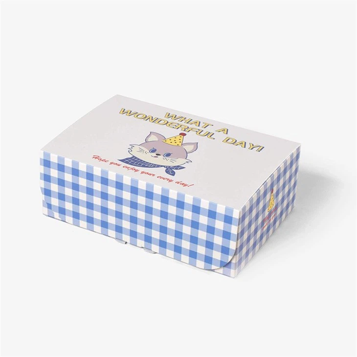Cartoon Square Candy Petit Fours Chocolate Box